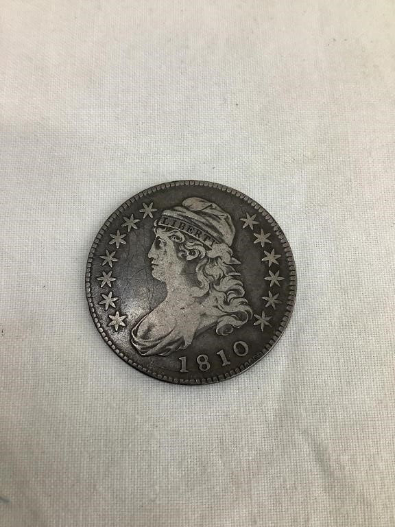 1810 Bust Silver Half Dollar