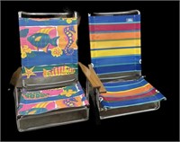 (2) Preowned Beach Chairs