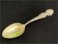 Sterling Silver Souvenir Spoon Mudlavia Kramer IN