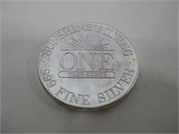 1985 Sunshine Mining One Troy Ounce Silver Coin