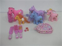 Five My Little Ponies W/Accessories