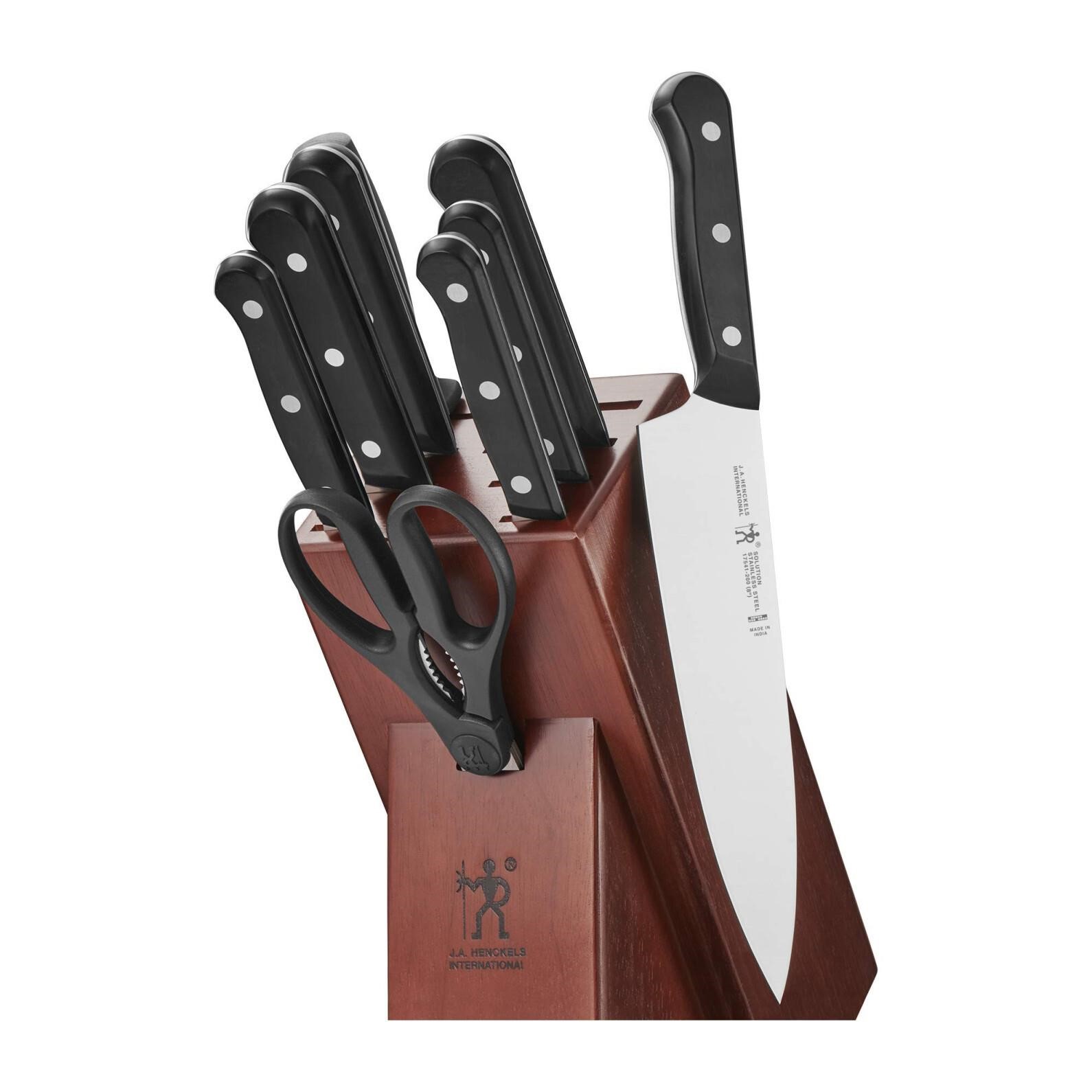 HENCKELS Solution Razor-Sharp 10-pc Knife Set, Che