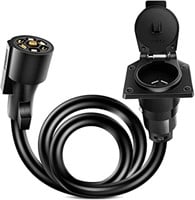 Nilight - 50050R 7-Way Trailer Plug Socket