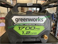 Greenworks electric pressure washer 1700psi
