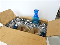 Case of 34 Hookah Vases - Blue
