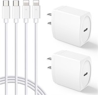 2-Pack 20W USB-C Charger for iPhone