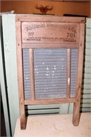 National Washboard Co No 701 washboard and a