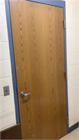 35.5" x 83" solid wood commercial door