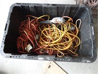 B19- BOX OF EXTENSION CORDS