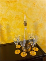 Gold Decanter Set