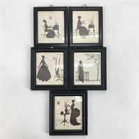 E.J. Donnelly & W. Nutting Silhouette Prints
