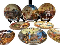 Set of 8 Ringling Brothers Circus Plates