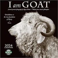 I Am Goat 2024 Wall Calendar: Animal Portrait