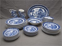 Vintage Blue Johnson Brothers Kitchenware Set