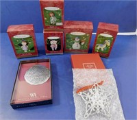 Hallmark Keepsake Ornaments--7 pcs