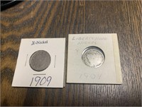 1904,1909 Liberty Head Nickels