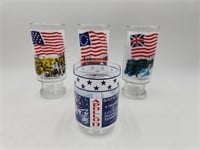 Anchor Hocking Flags of our Nation & Nasa Tumbler