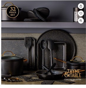 Thyme & Table 32-Piece Cookware & Bakeware