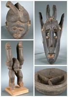 4 Nigerian objects. 20th century.
