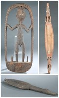 3 New Guinea sculptures