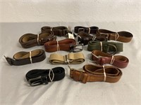 12 Various Style Belts