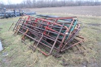 (18) Assorted Steel Tube Style Gates, Approx 7Ft-1