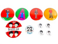 10 Beatles Buttons King Features, Nems Ent +