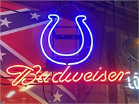 Budweiser Horseshoe Neon Sign