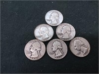 6 Washington quarters six times your money silver