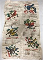 1970 cloth calendar
