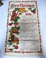 1976 cloth calendar