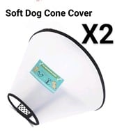 Lot of 2 Soft Dog Cone Cover Retail $40