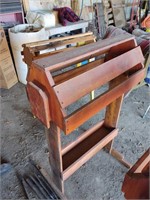 Wood Saddle Rack