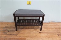 Padded Bench / Seat 17"T 24"W 13"D