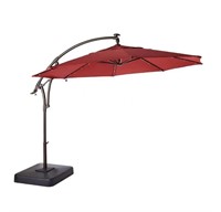 Hampton Bay Chili Red Patio Umbrella