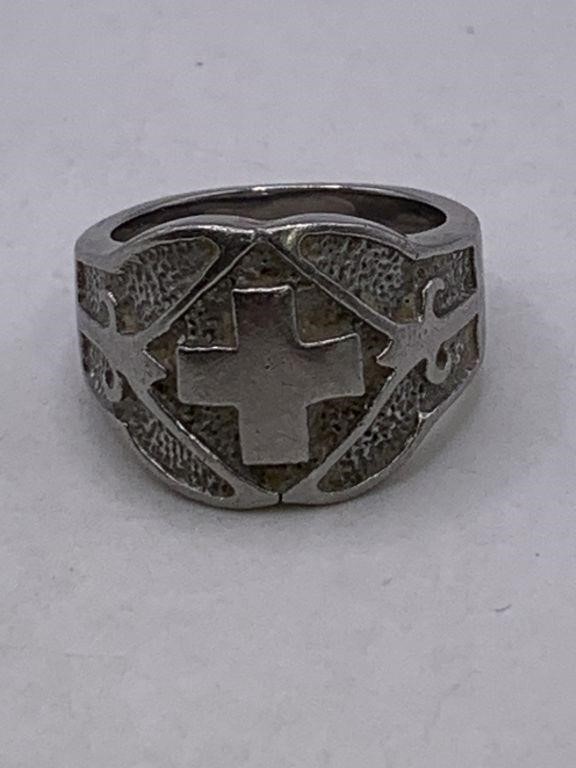 STAINLESS STEEL RELIGIOUS RING