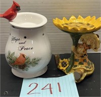 Candle holder and tart warmer