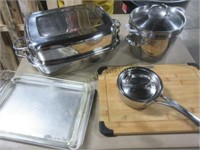 Kitchen pots and roasting pan by Henckels