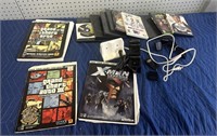 EMPTY CASES AND GAME ACCESSORIES AND GAME BOOKS