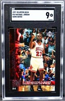 Graded mint 1997/98 Upper Deck Michael Jordan card