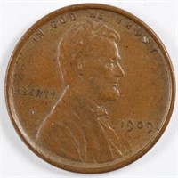 1909 Lincoln Cent -AU