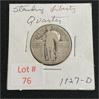 1927-D Standing Liberty Quarter
