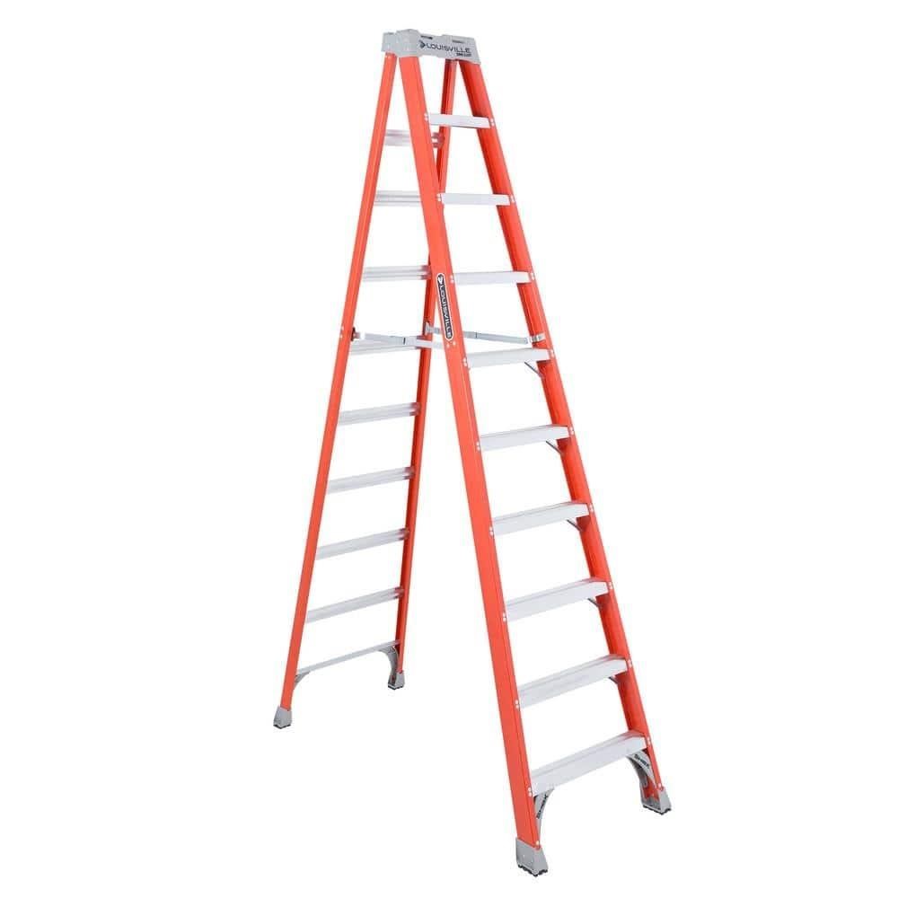 $284  10 ft. Fiberglass Ladder  300 lbs. Type IA