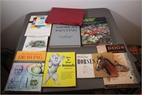 Lot of 9 Art, Painting, Drawing & Watercolor Books