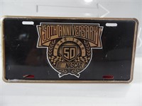 NASCAR 50th Anniversary License Plate