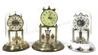 (3) Quartz Anniversary Clocks, Kundo, Sloane