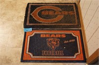 (2) Chicago Bears Rugs