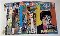 DC - 12 Mixed Vintage Comics Justice League & More