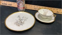 Bavaria dessert plate and cup & saucer