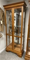Lighted/Mirrored Cabinet, Glass Shelves A